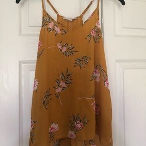 cute floral tank top